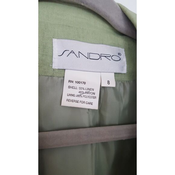 Vintage Sandro Sage Blazer - Picture 4 of 5
